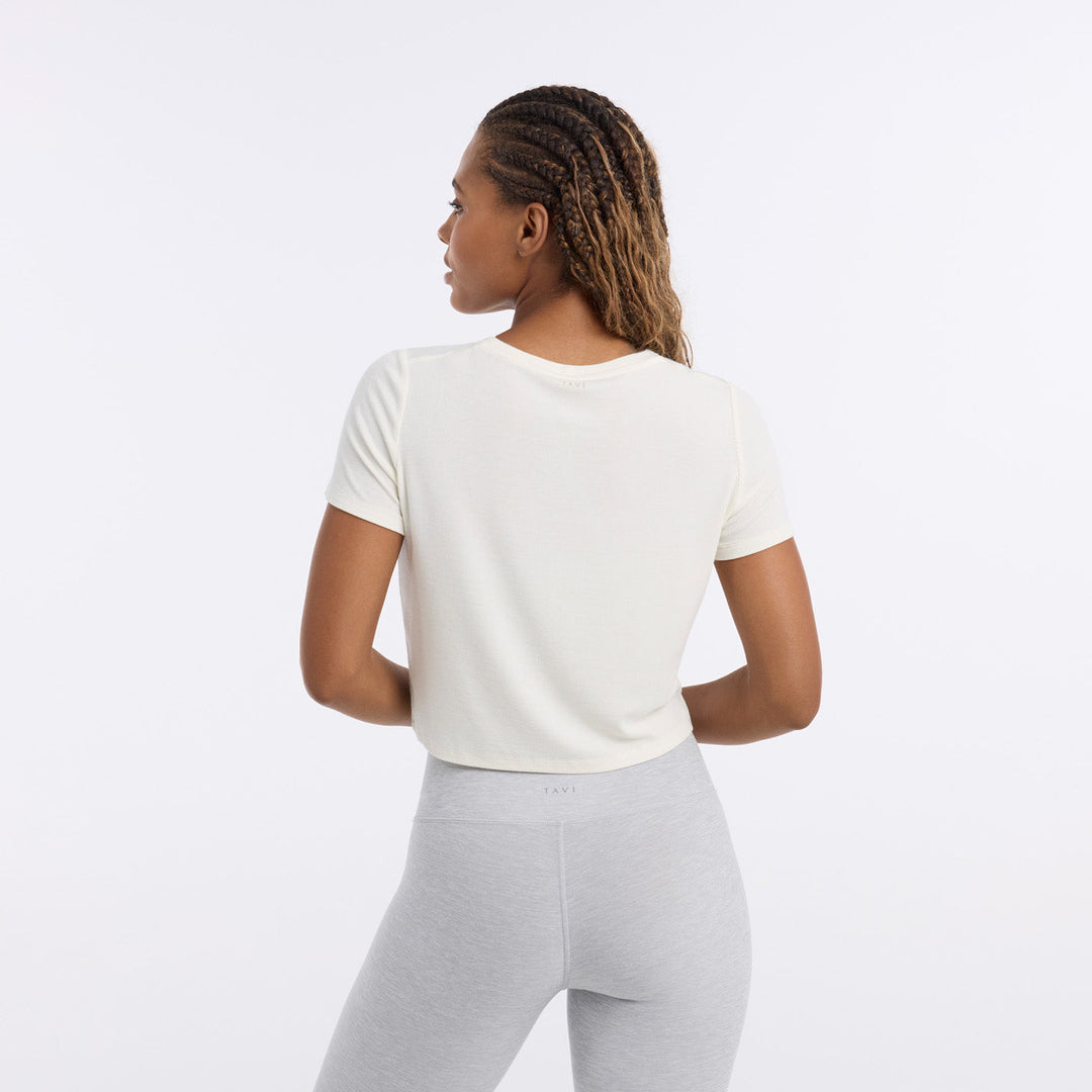 Ribbed Tee Coconut