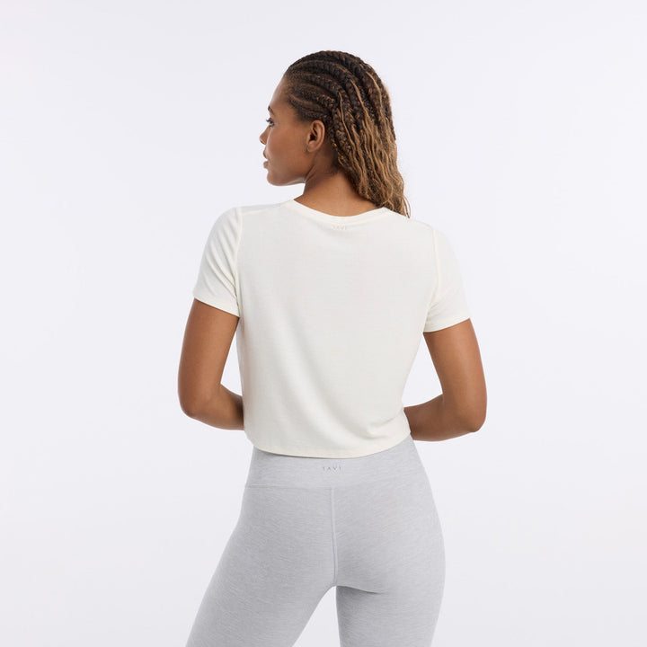 Ribbed Tee Coconut