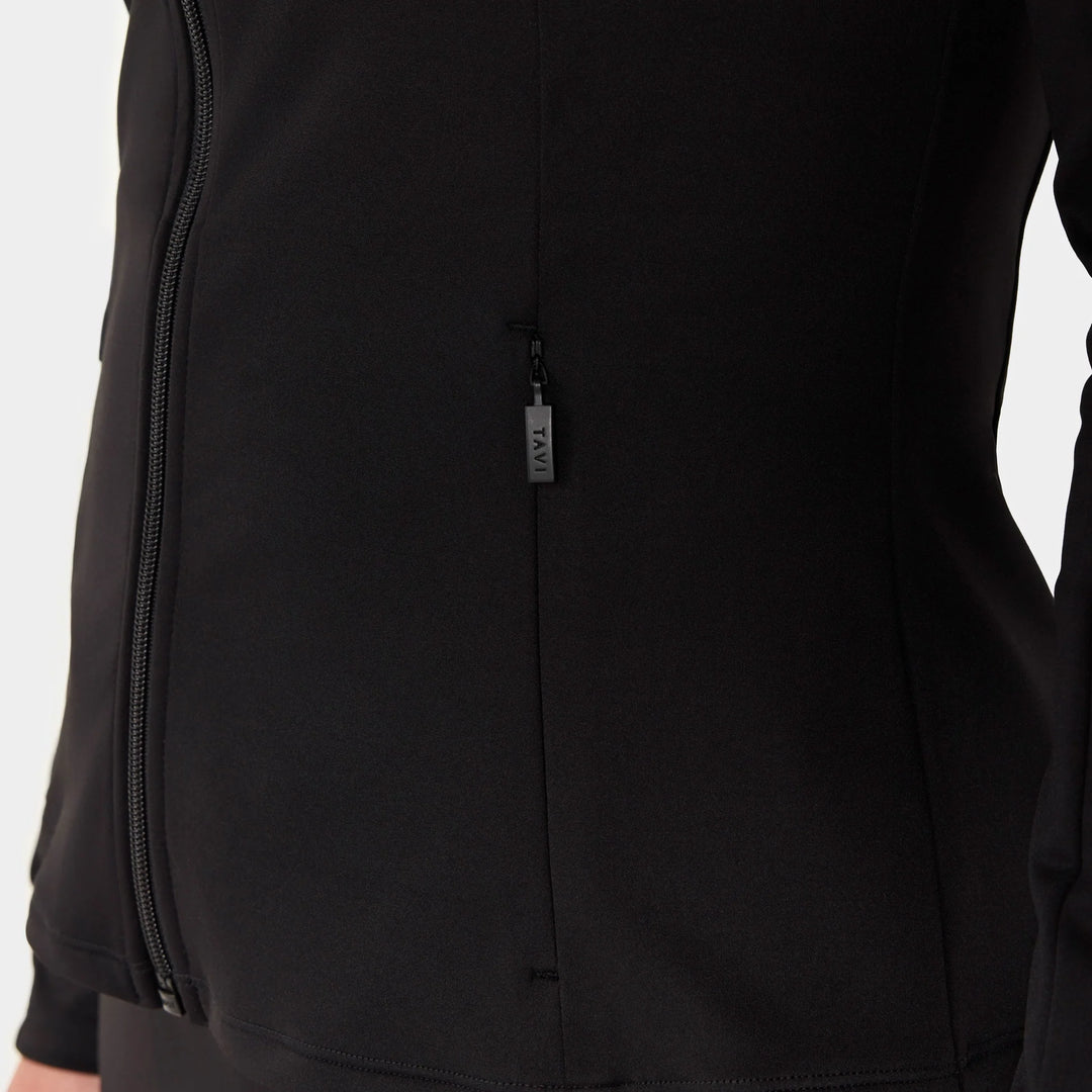 Mock Neck Full Zip Jacket