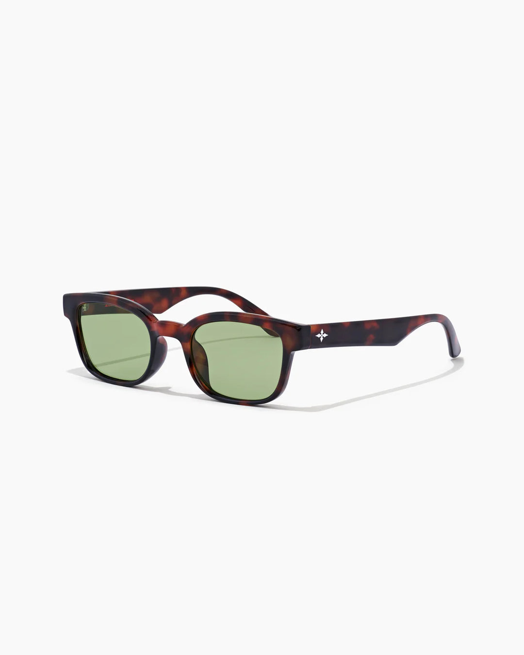 Ritual Vision Endorphin sunglasses in smokey tortoise frame with olive lenses