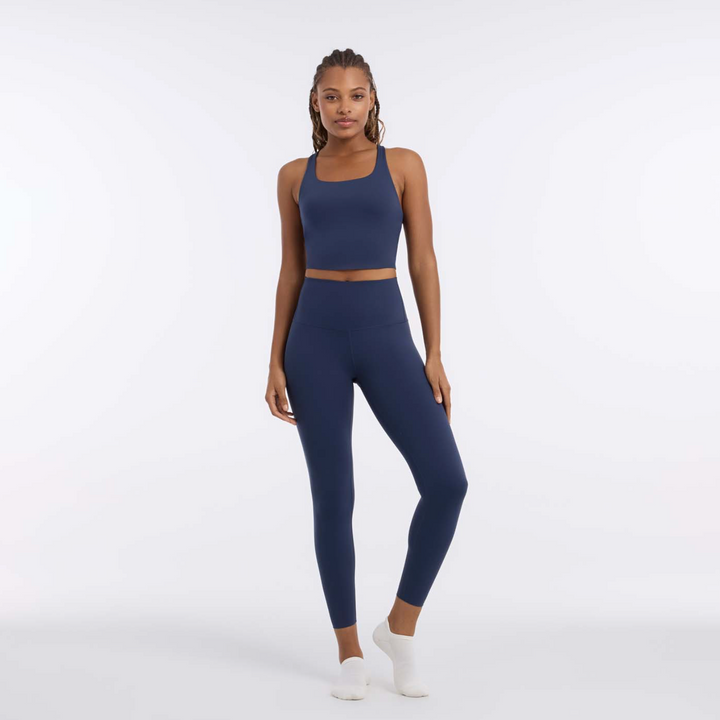 High Waisted 7/8 Tight Leggings Navy